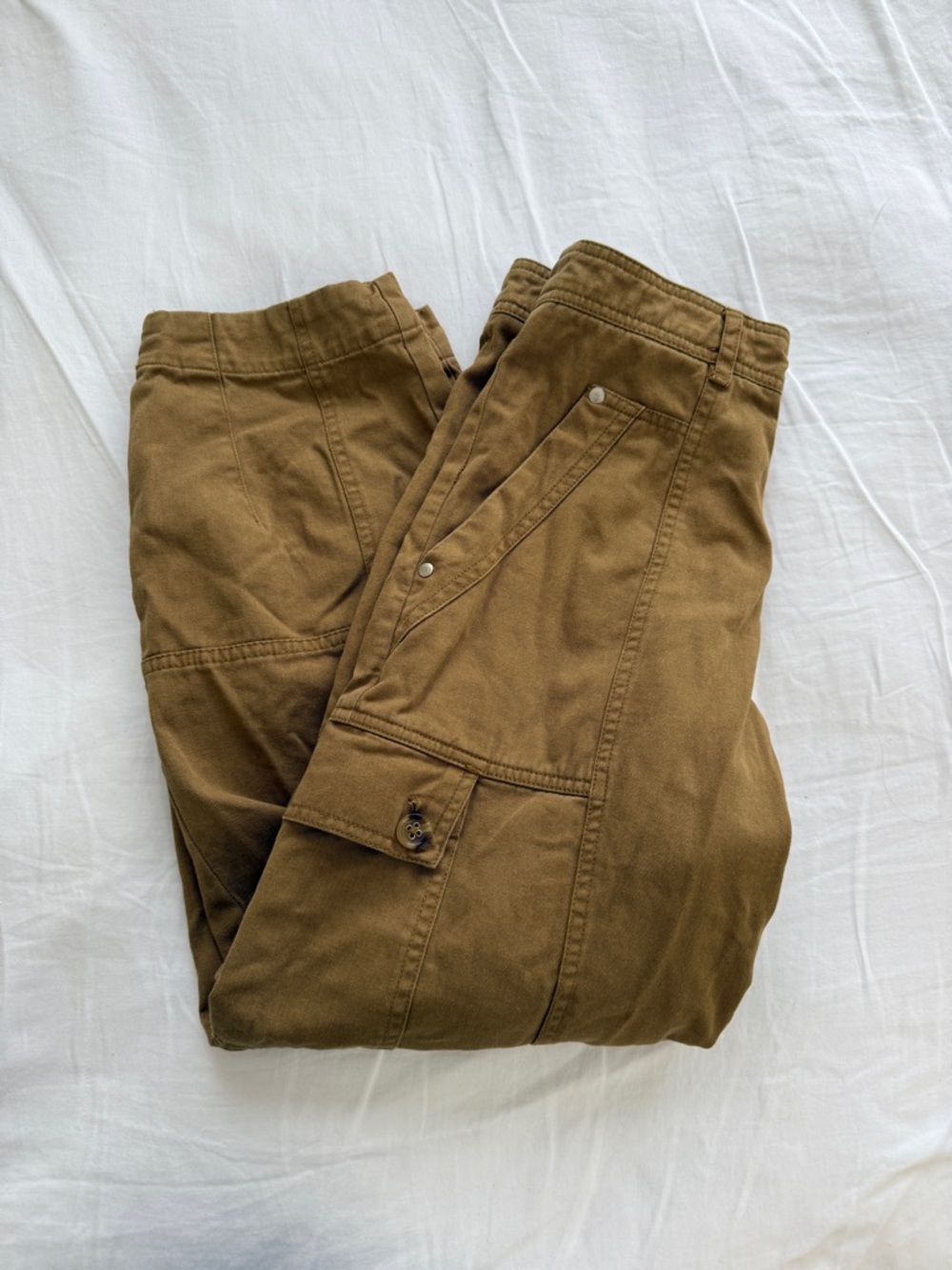 Anthropologie Pilcro Tan Cargo Pants